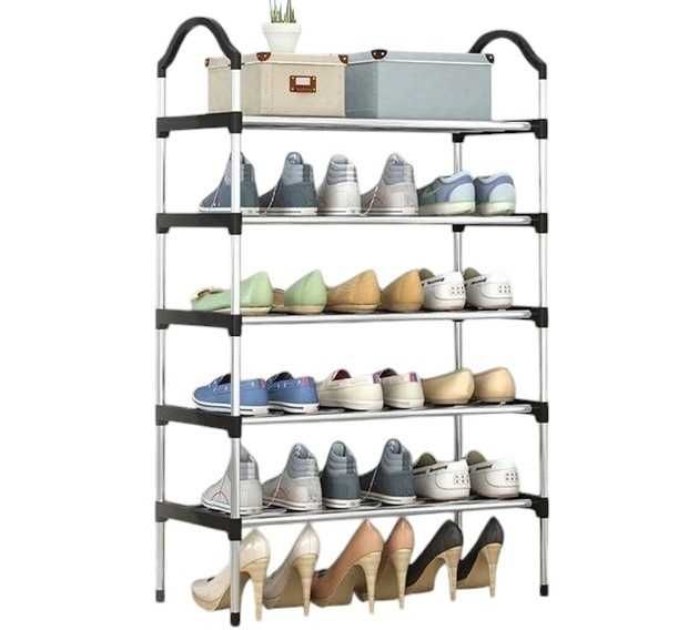 Етажерка за обувки с 5 рафта, Рафт, Органайзер, 58*26*102см