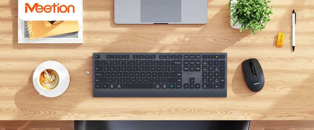 Meetion C2000 Бес-проводной комплект клавиатура и мышь / Meetion C2000