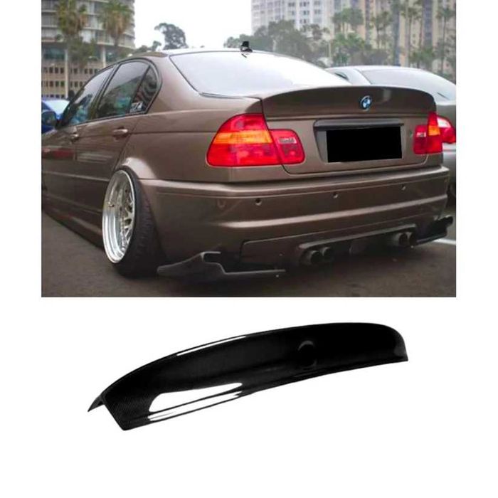 Заден CSL спойлер за BMW 3 серия Е46 СЕДАН черен пиано лак  1997-2006