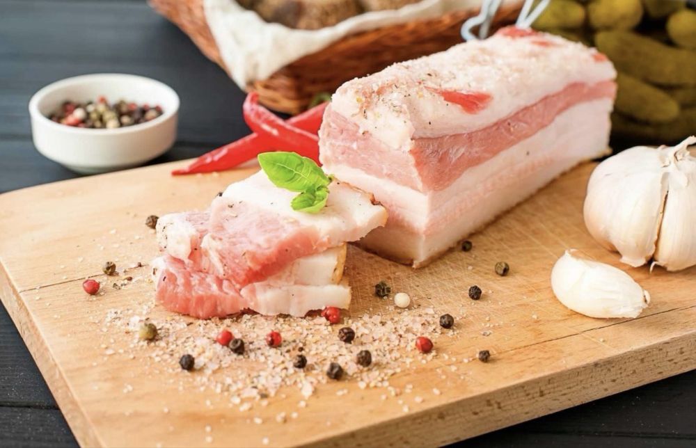 Сало домашнее посоленное без рассола в литровые банки прелесть