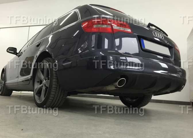Difuzor bara spate Audi A6 C6 2009-2011 SLINE S LINE S6 RS6 ver1