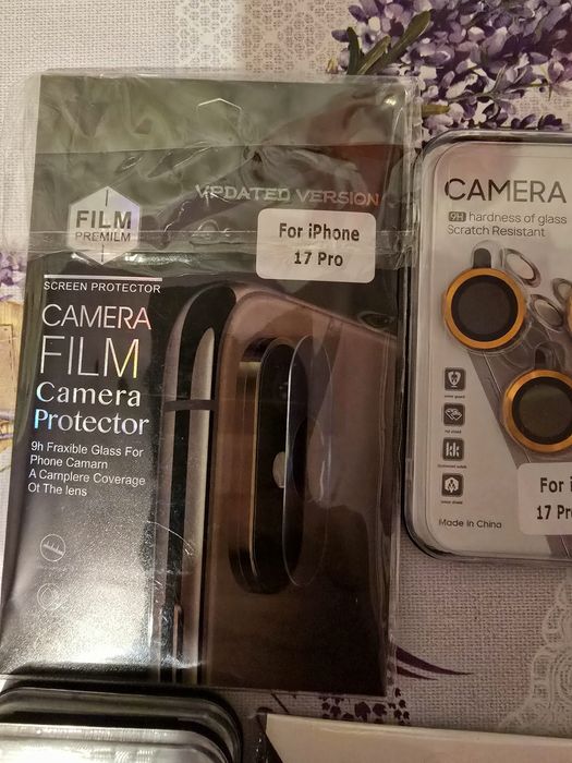 Iphone si Samsung folie de sticla camere