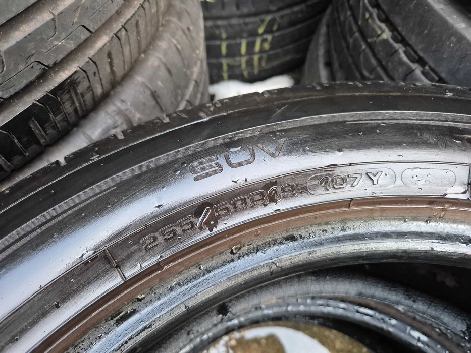 2 Anvelope de VARA - 255/50/19 - DUNLOP - Stare F BUNA - DOT 2023 !