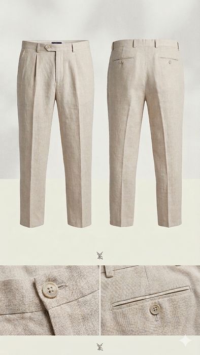 Pantaloni din in 100% C&A (Canda) – Mărimea 54