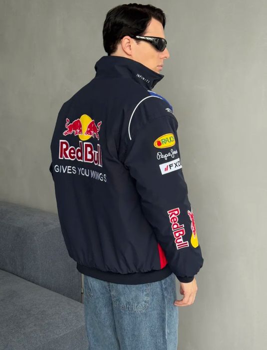 Куртка гоночнаяRed Bull  Тёплая Моточерепаха в Подарок
