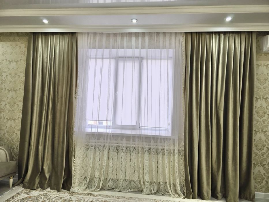 Продам шторы , с тюлью