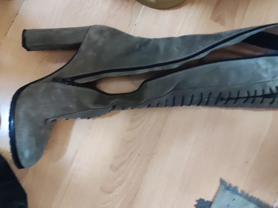 Ботуши естествен велур