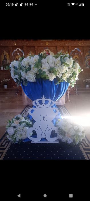 Aranjamente/decor nuntă sau botez pt biserică/acasă/restaurant