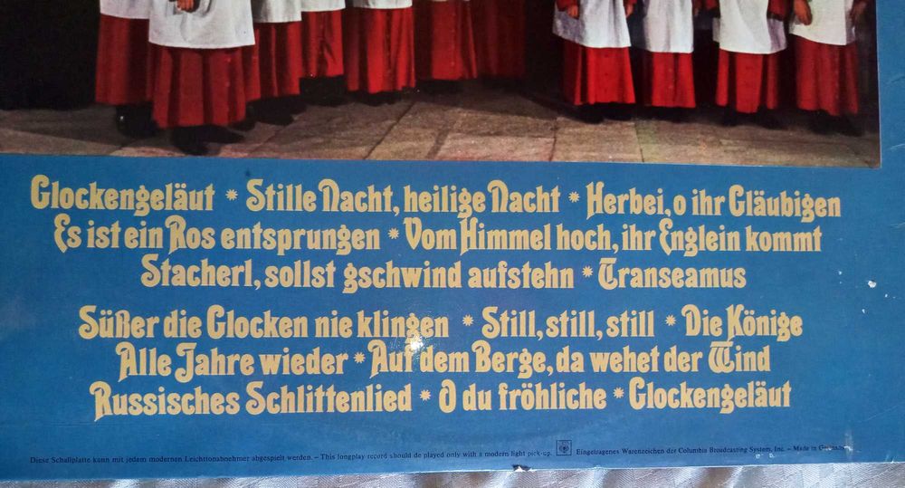 Грамофонна плоча Ivan Rebroff "Festliche Weihnacht". CBS,1970 Германия