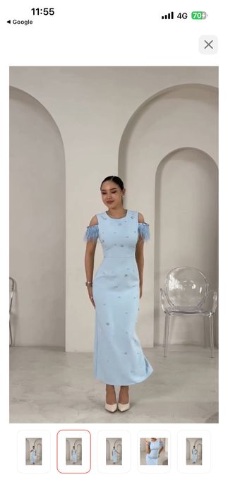 Вечерние платья, одета только 1 раз)