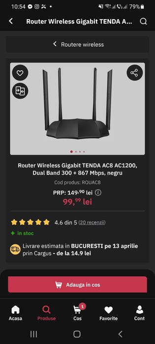Router wireless Tenda AC1200