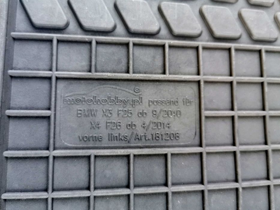 Covorase cauciuc BMW X3 F25 X4 F26 2010-2018