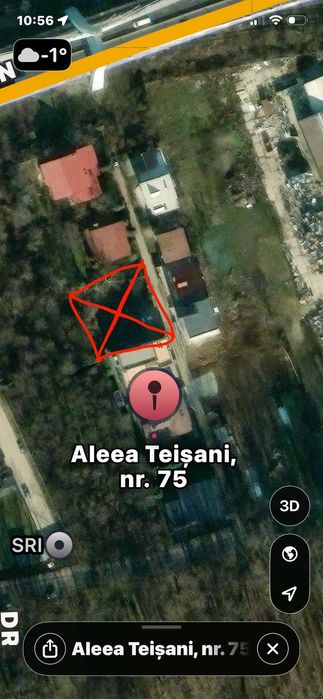 Teren de 681 mp, aproape de padure – liniste, aer curat si racoare naturala!