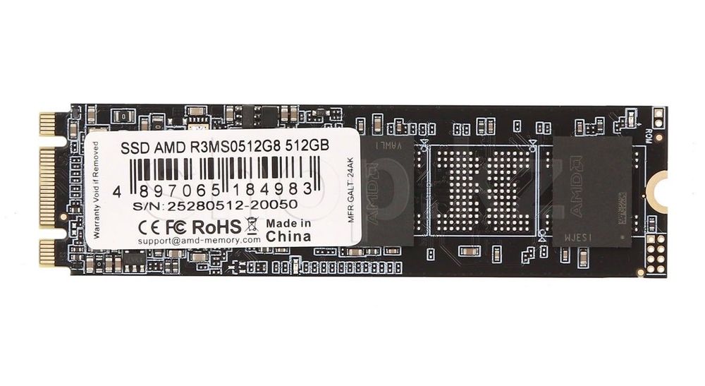 SSD накопитель 512 GB AMD Radeon R3, M.2, SATA III