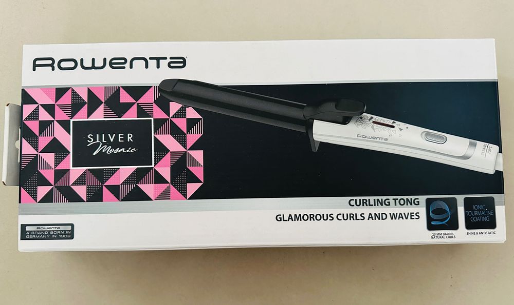 Идеални къдрици с маша за коса Rowenta CF3229F0 турмалиново покритие