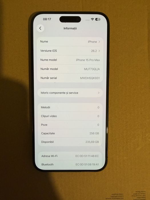 Iphone 15 pro max 256 - garantie disponibila Flip 2027