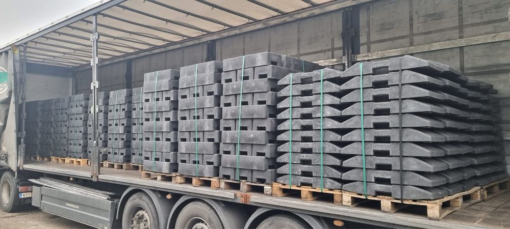 Gard Mobil Imprejmuire santier, talpa beton