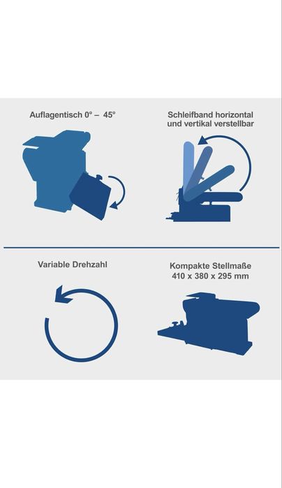 Лентов  Дисков шлайф комбиниран - Scheppach BTS800Vario 400W