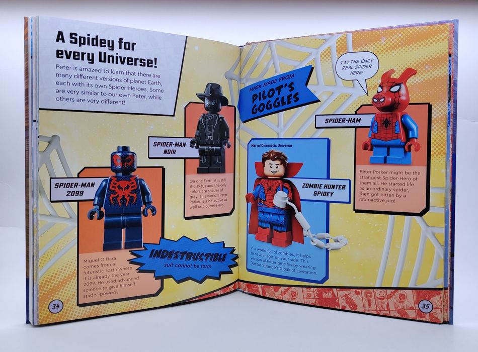 Lego spiderman book
