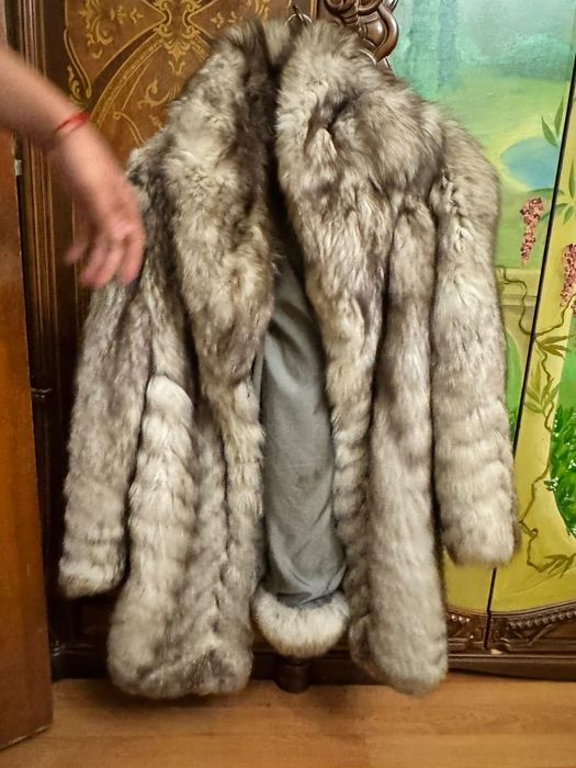 Шуба из натурального песца