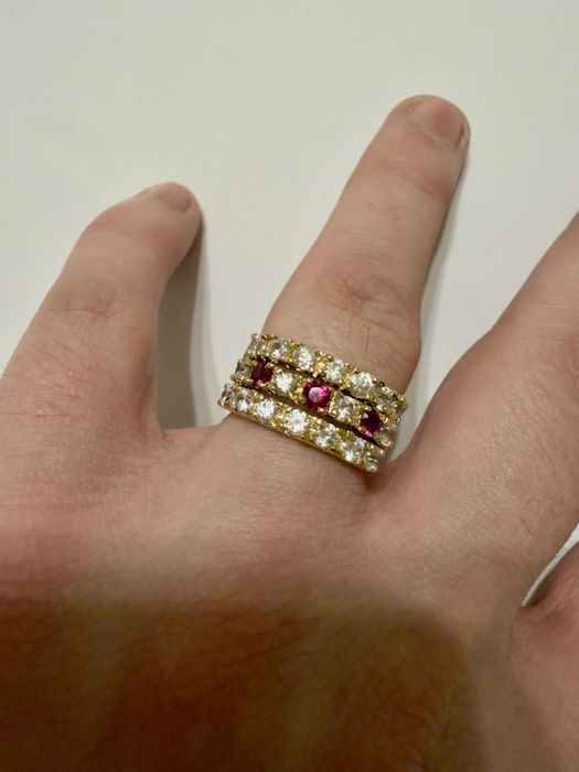 Vand inele aur nou 18k cu un gramaj total 9.10 grame