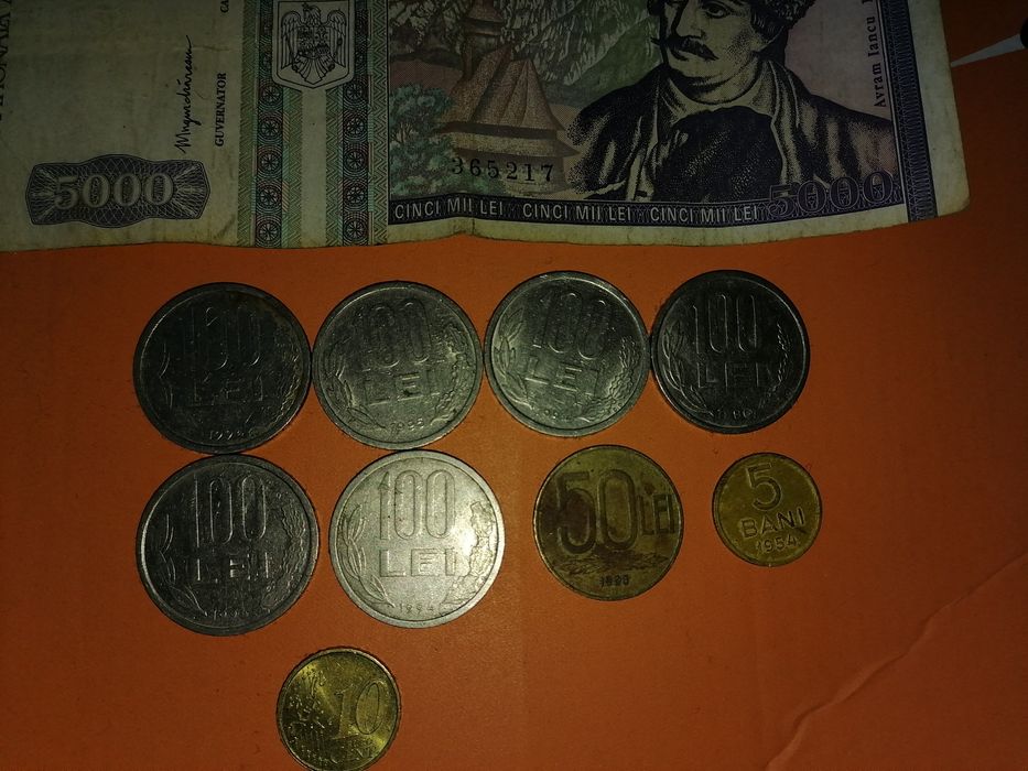 Vând monede și bagnote românești