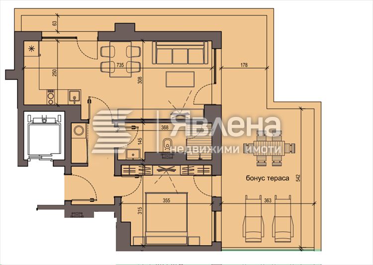 Продава се Двустаен апартамент в Бургас, Сарафово - 94 кв.м за 1053 €/кв.м - Снимка #3