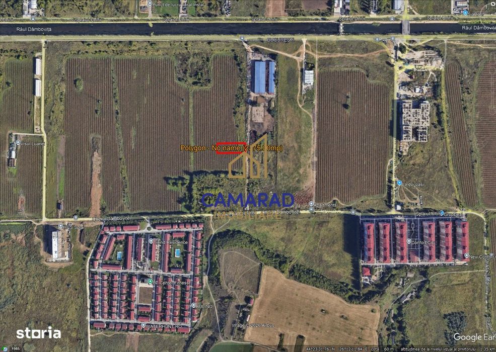 Teren intravilan 2.375 mp - SPLAIUL UNIRII - Popesti-Leordeni