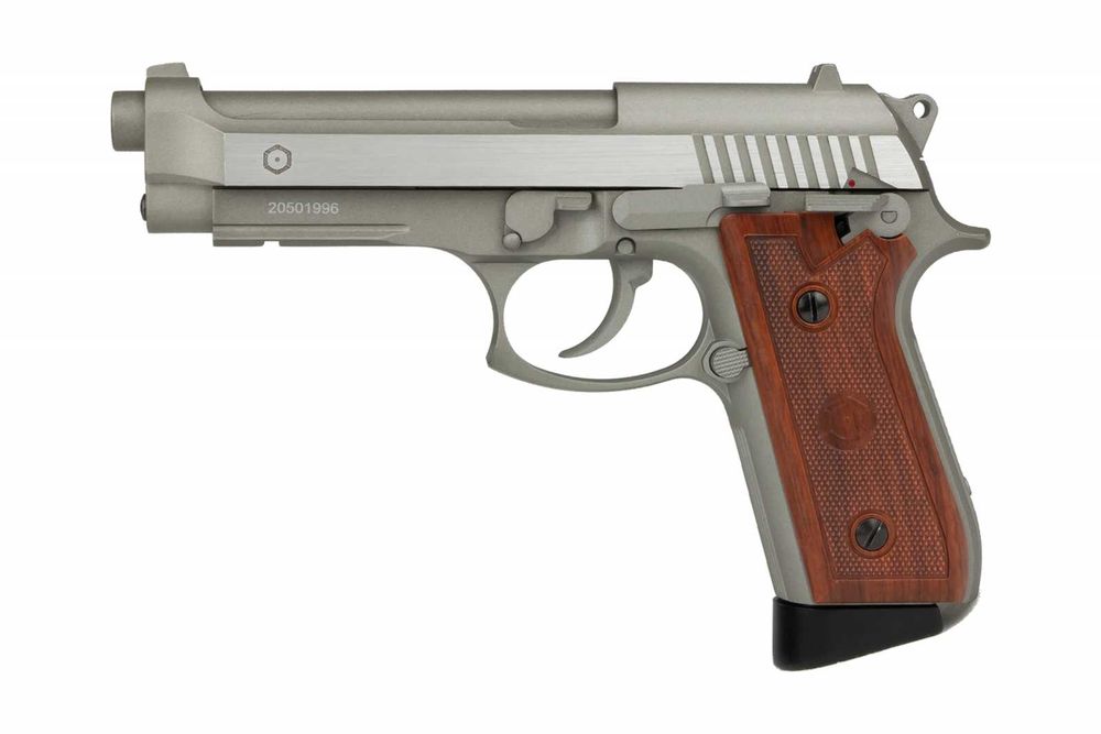 Pistol Airsoft FULL METAL Airline Silver Co2 cu Blowback