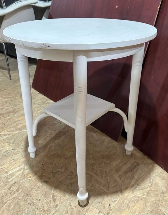 Masuta Vintage din lemn Stil Thonet; Masa cu blat 70x70 cm