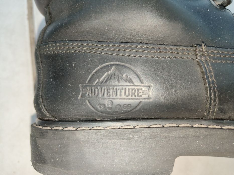 Испанские ботинки кожаные утеплённые 35 размер