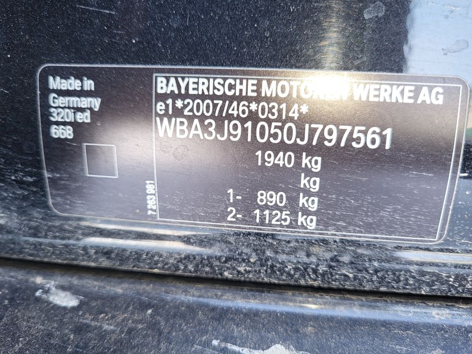 Bara spate bmw f30