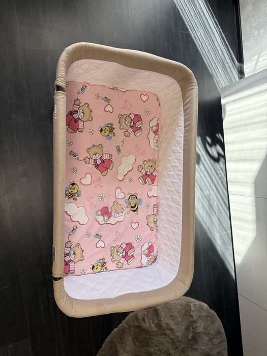 Бебешка кошара Lorelli MILANO 2 в 1 Beige