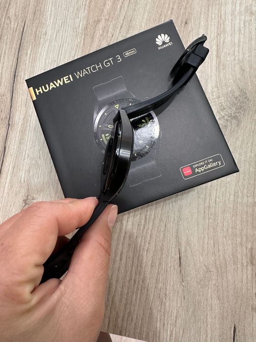 Смарт часовник Huawei - GT 3, 46mm, черен