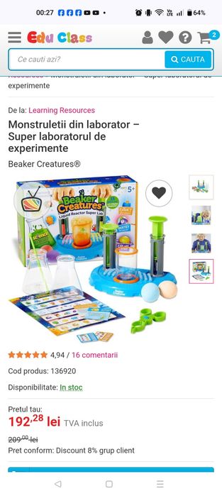 Super laboratorul de experimente Learning Resources