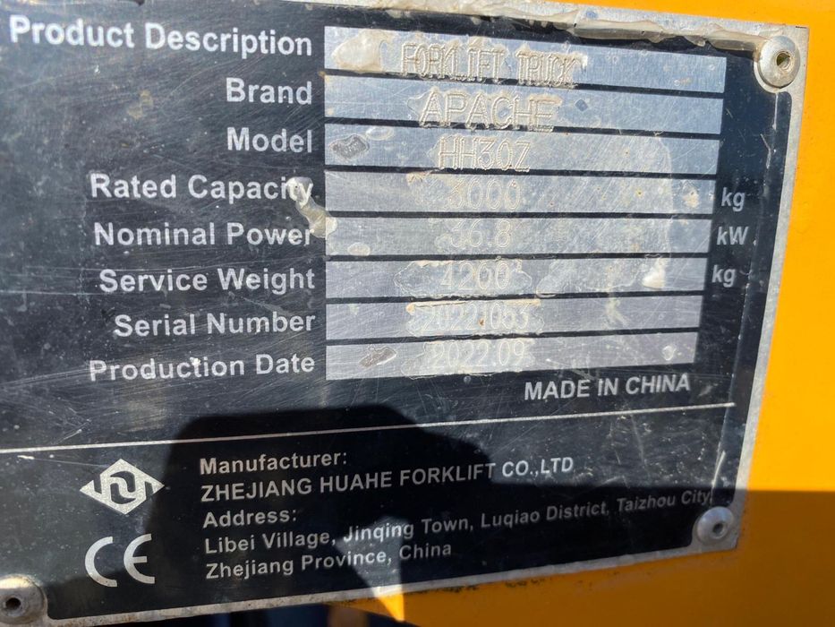 Stivuitor  Apache HH30Z 3 tone