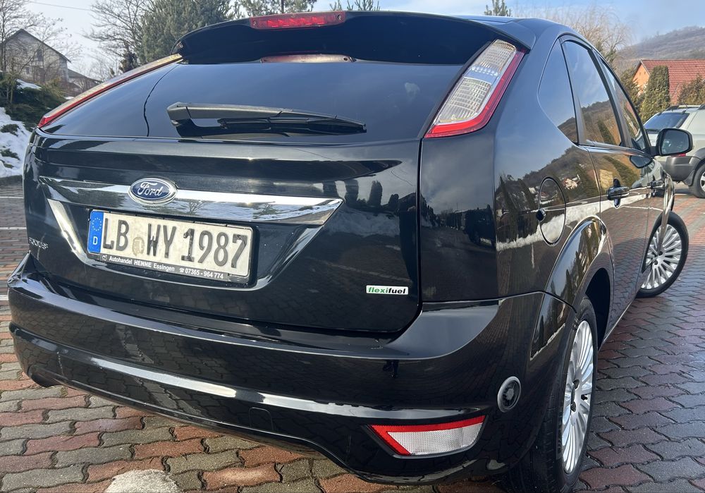 -Ford focus titanium-piele-klimatronik-GPL original fabrica-1.8benzina-125cai-2009-euro4-adusa din germania-