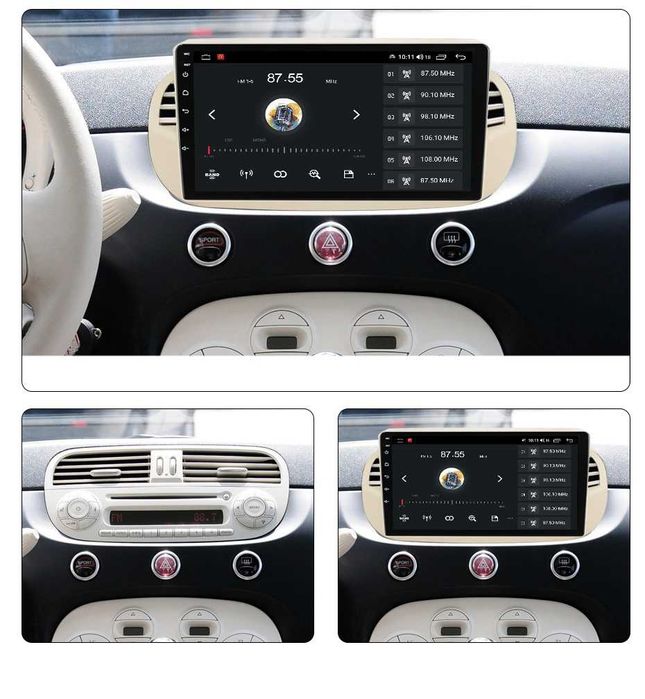 Navigatie Fiat 500 din 2007 - 2015 , Noua Garantie 2GB 4GB 8GB RAM