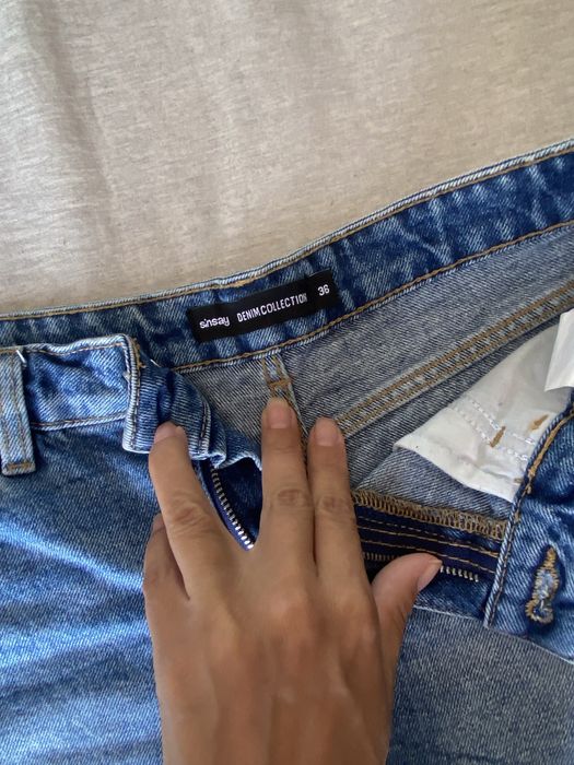 Дънков къс панталон