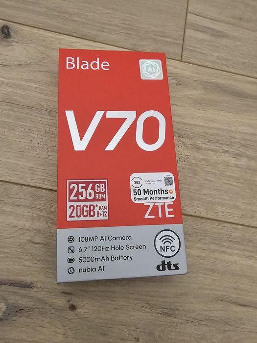 Telefon mobil ZTE Blade V70 , 20GB RAM, 256GB, 4G,