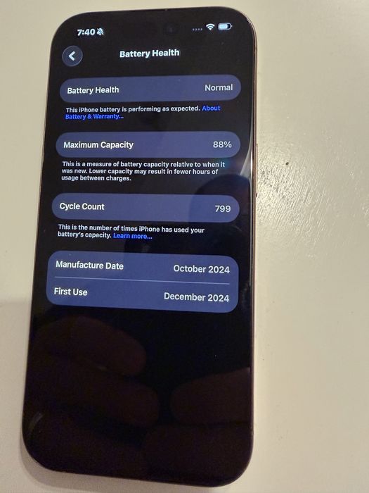 Iphone 16 Pro stare perfecta