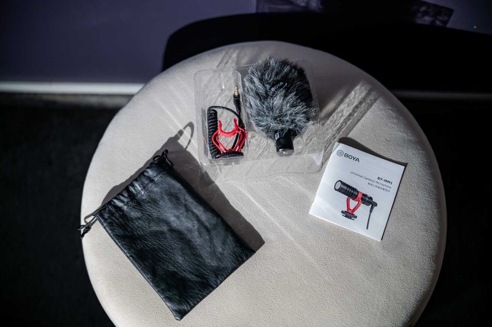 Microfon Boya BY‑MM1 – stare excelentă