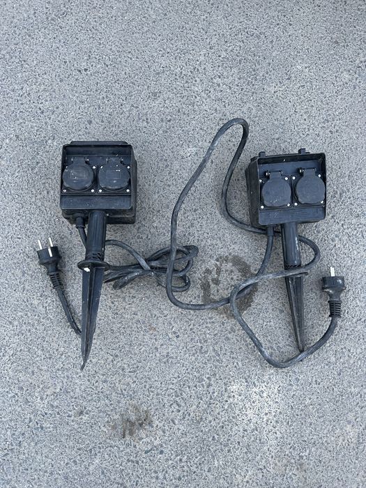 Priza de gradina programabila cu prelungitor