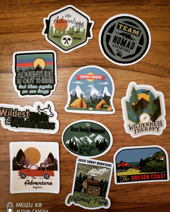 Виниловые стикеры 50 штук