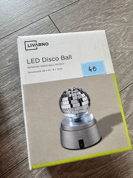 Glob disco cu led