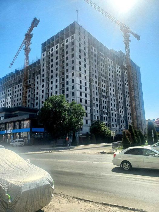 Новый котеж Алмазарский район 1/2 Каракамыш 1/2 много этажка