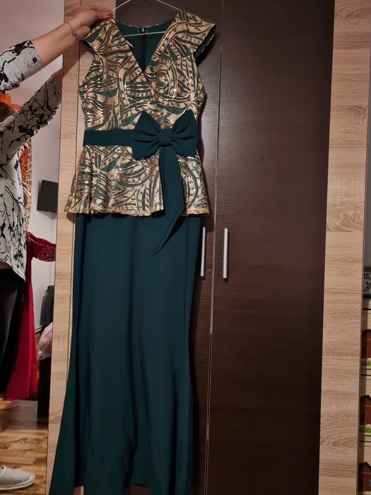 Rochie lunga verde
