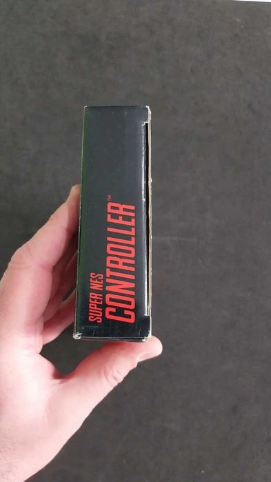 Maneta controller snes in cutie cu manual stare buna super nintendo