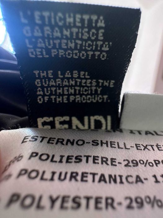 FENDI Ски Яке – BLACK/YELLOW – Като Ново–SIZE 38!