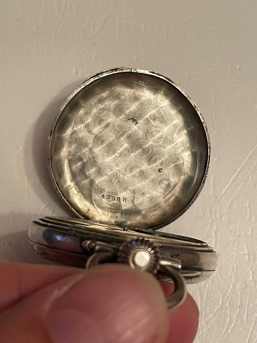 CEAS DE BUZUNAR ARGINT - Art Nouveau - RAR - De Colectie - Vintage !